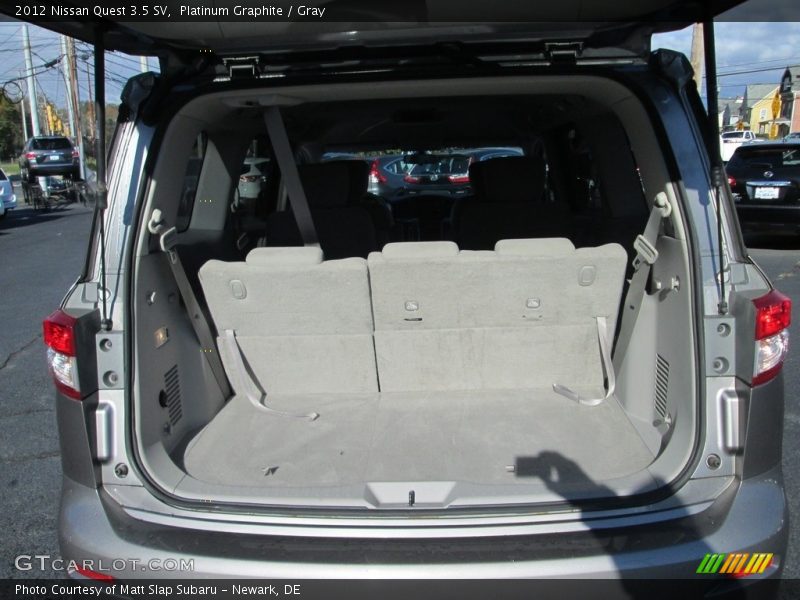 Platinum Graphite / Gray 2012 Nissan Quest 3.5 SV