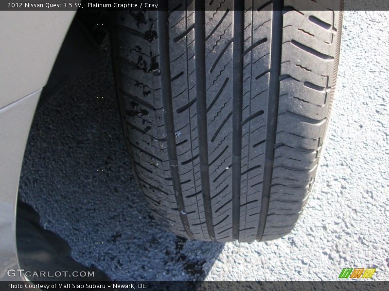 Platinum Graphite / Gray 2012 Nissan Quest 3.5 SV