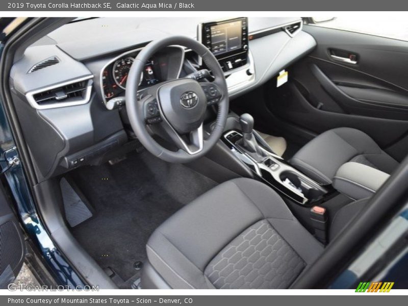  2019 Corolla Hatchback SE Black Interior