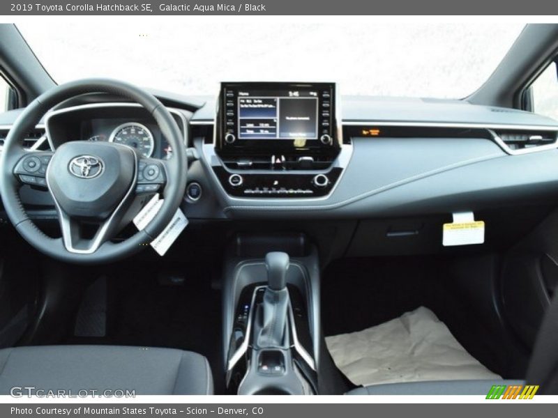 Dashboard of 2019 Corolla Hatchback SE