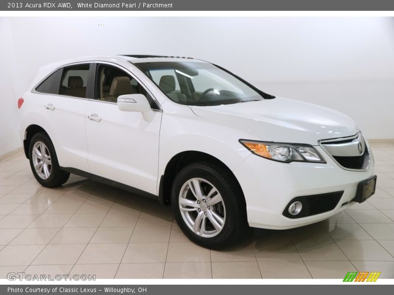 White Diamond Pearl / Parchment 2013 Acura RDX AWD