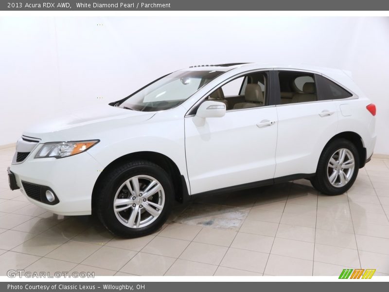 White Diamond Pearl / Parchment 2013 Acura RDX AWD