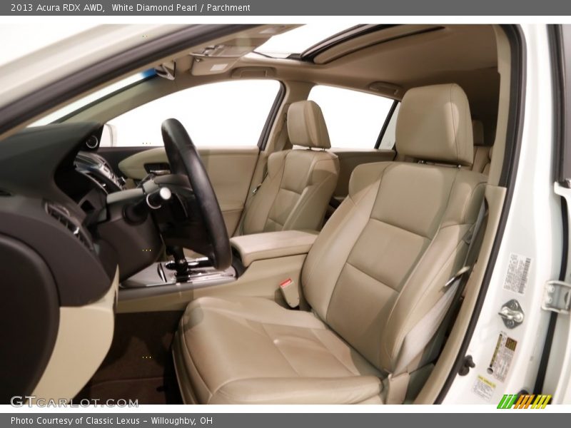White Diamond Pearl / Parchment 2013 Acura RDX AWD