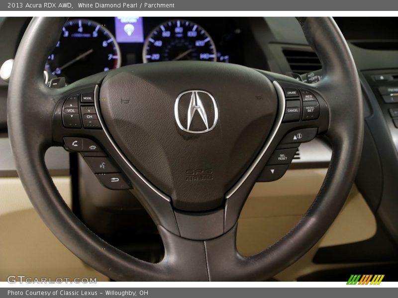 White Diamond Pearl / Parchment 2013 Acura RDX AWD
