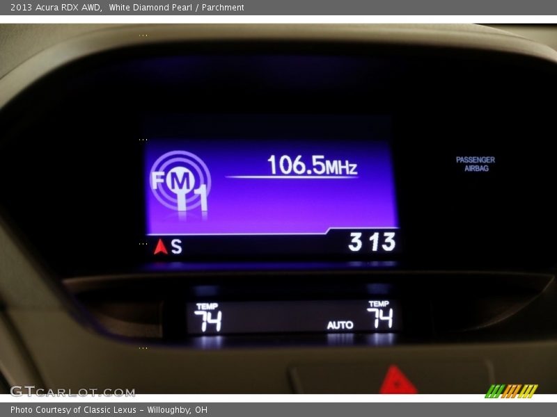 White Diamond Pearl / Parchment 2013 Acura RDX AWD
