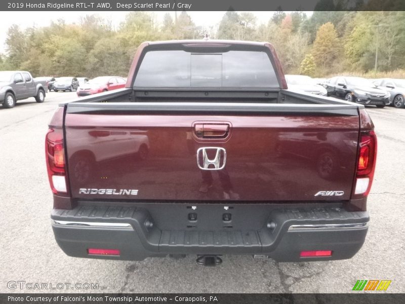 Deep Scarlet Pearl / Gray 2019 Honda Ridgeline RTL-T AWD