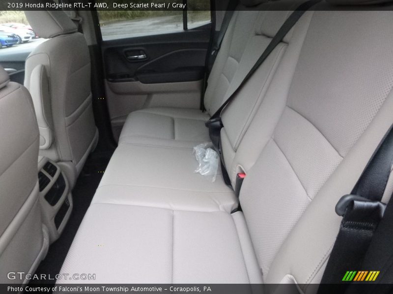 Deep Scarlet Pearl / Gray 2019 Honda Ridgeline RTL-T AWD