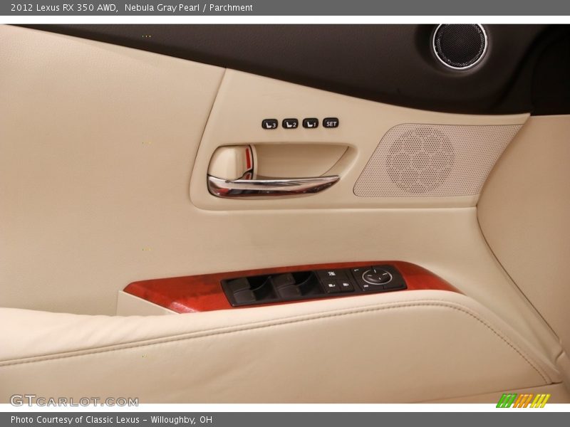 Nebula Gray Pearl / Parchment 2012 Lexus RX 350 AWD