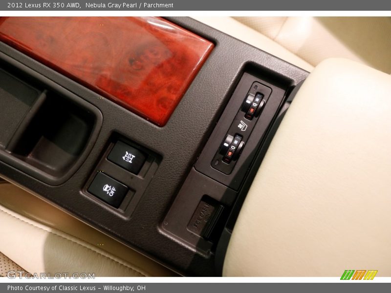 Nebula Gray Pearl / Parchment 2012 Lexus RX 350 AWD