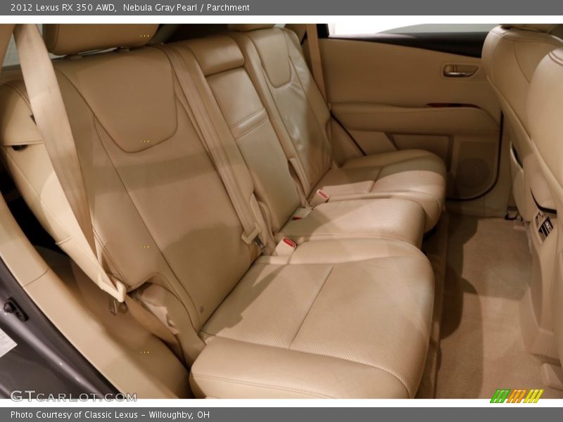 Nebula Gray Pearl / Parchment 2012 Lexus RX 350 AWD