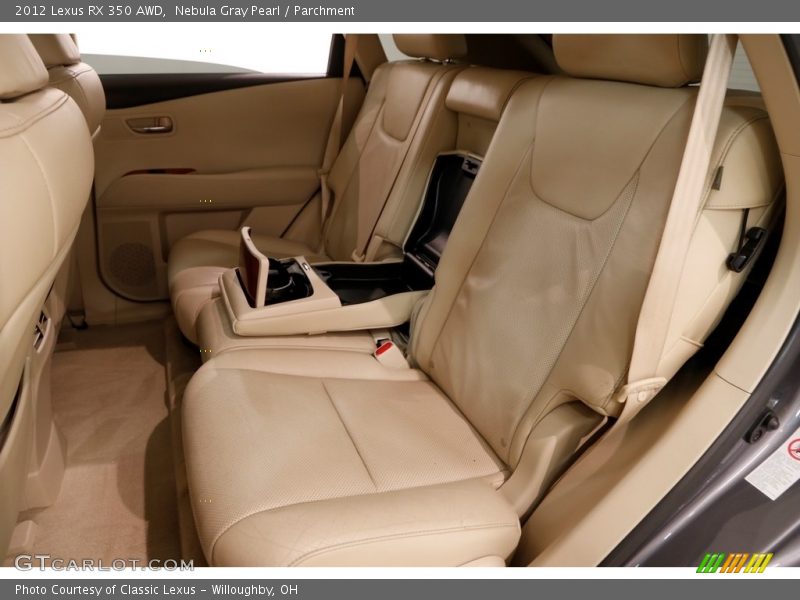 Nebula Gray Pearl / Parchment 2012 Lexus RX 350 AWD