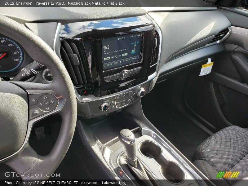 Mosaic Black Metallic / Jet Black 2019 Chevrolet Traverse LS AWD