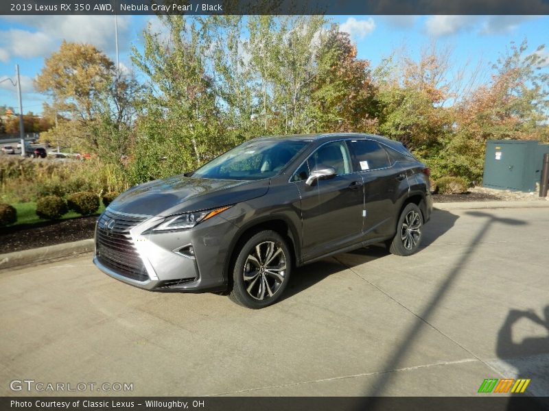 Nebula Gray Pearl / Black 2019 Lexus RX 350 AWD