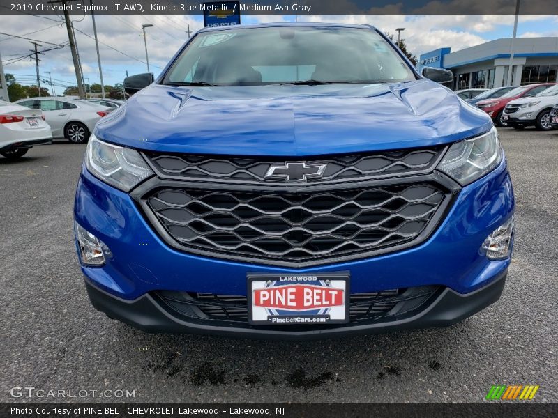 Kinetic Blue Metallic / Medium Ash Gray 2019 Chevrolet Equinox LT AWD