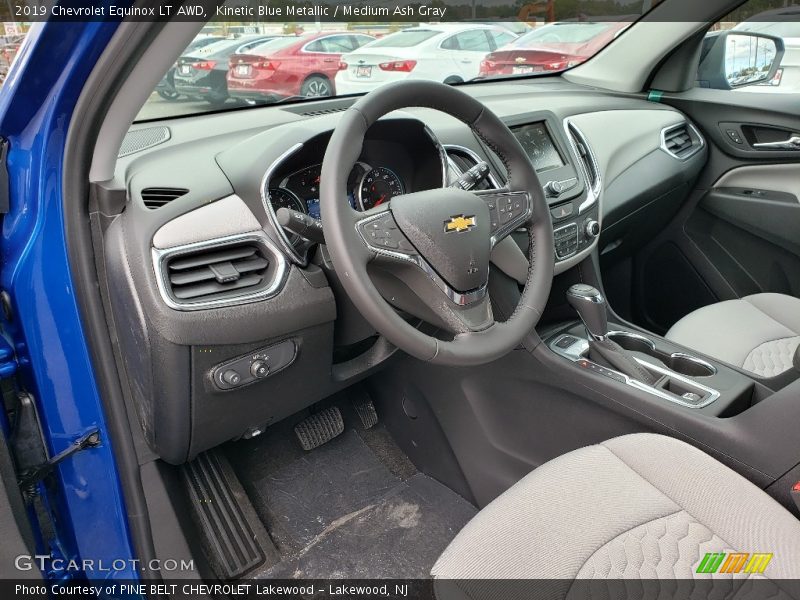 Kinetic Blue Metallic / Medium Ash Gray 2019 Chevrolet Equinox LT AWD