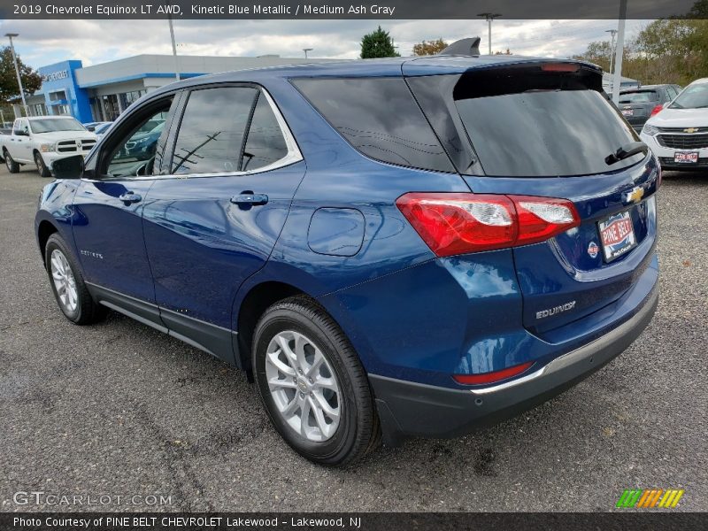Kinetic Blue Metallic / Medium Ash Gray 2019 Chevrolet Equinox LT AWD