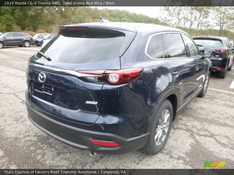 Deep Crystal Blue Mica / Black 2019 Mazda CX-9 Touring AWD