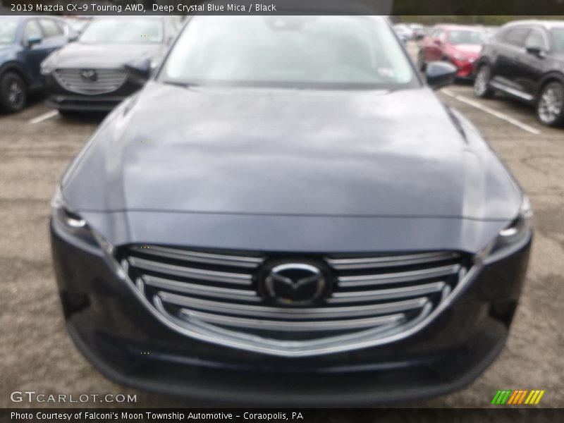 Deep Crystal Blue Mica / Black 2019 Mazda CX-9 Touring AWD