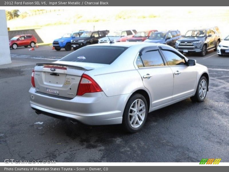 Ingot Silver Metallic / Charcoal Black 2012 Ford Fusion SEL V6