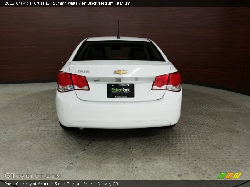 Summit White / Jet Black/Medium Titanium 2012 Chevrolet Cruze LS