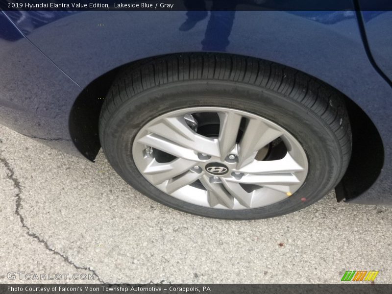 Lakeside Blue / Gray 2019 Hyundai Elantra Value Edition