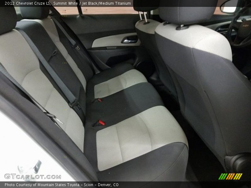 Summit White / Jet Black/Medium Titanium 2012 Chevrolet Cruze LS