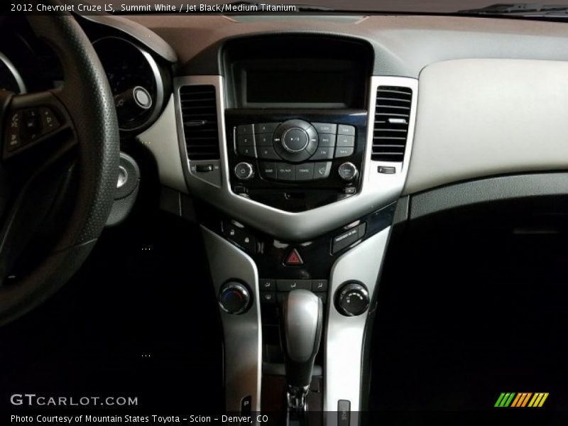 Summit White / Jet Black/Medium Titanium 2012 Chevrolet Cruze LS