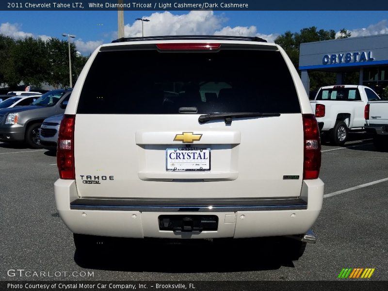 White Diamond Tricoat / Light Cashmere/Dark Cashmere 2011 Chevrolet Tahoe LTZ