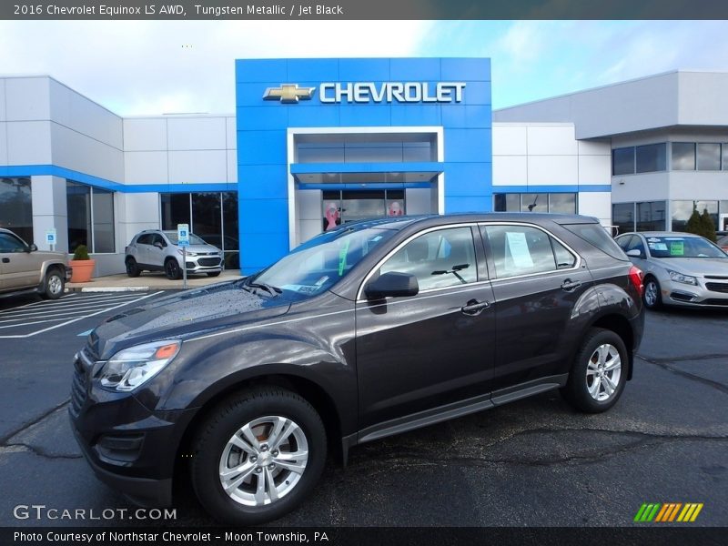 Tungsten Metallic / Jet Black 2016 Chevrolet Equinox LS AWD