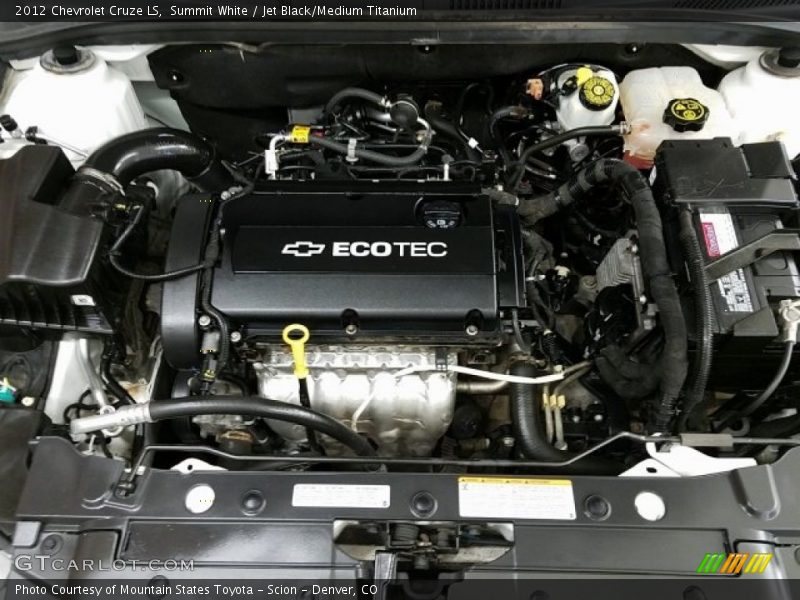Summit White / Jet Black/Medium Titanium 2012 Chevrolet Cruze LS
