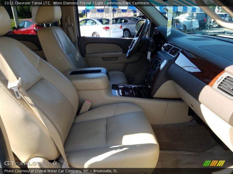White Diamond Tricoat / Light Cashmere/Dark Cashmere 2011 Chevrolet Tahoe LTZ