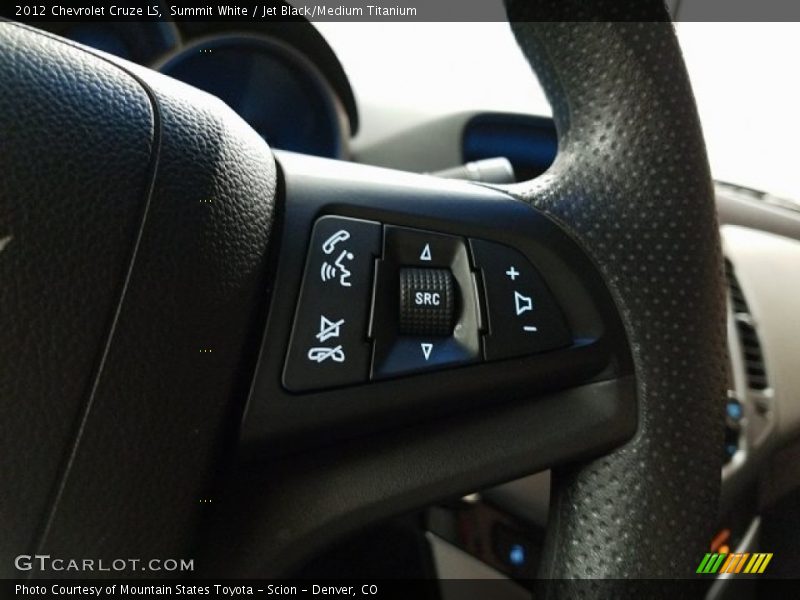Summit White / Jet Black/Medium Titanium 2012 Chevrolet Cruze LS