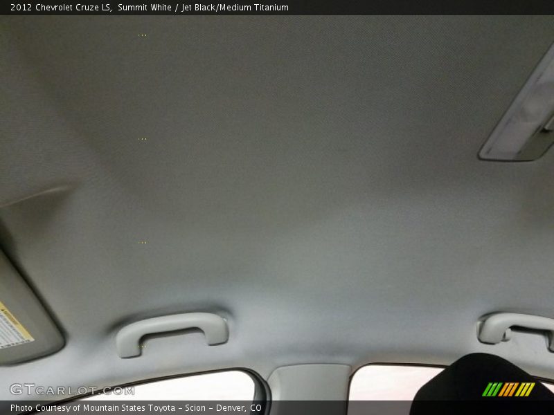 Summit White / Jet Black/Medium Titanium 2012 Chevrolet Cruze LS