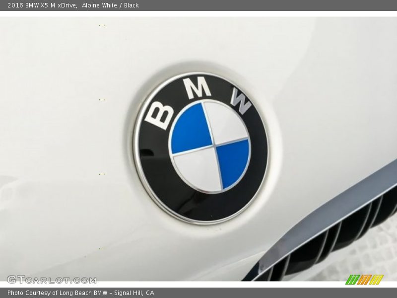 Alpine White / Black 2016 BMW X5 M xDrive