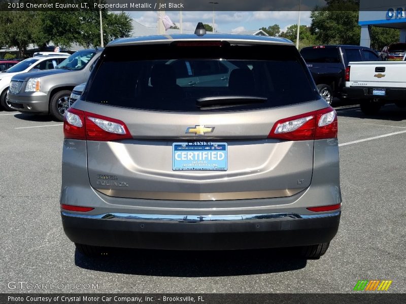 Pepperdust Metallic / Jet Black 2018 Chevrolet Equinox LT