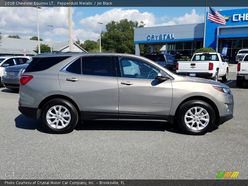 Pepperdust Metallic / Jet Black 2018 Chevrolet Equinox LT
