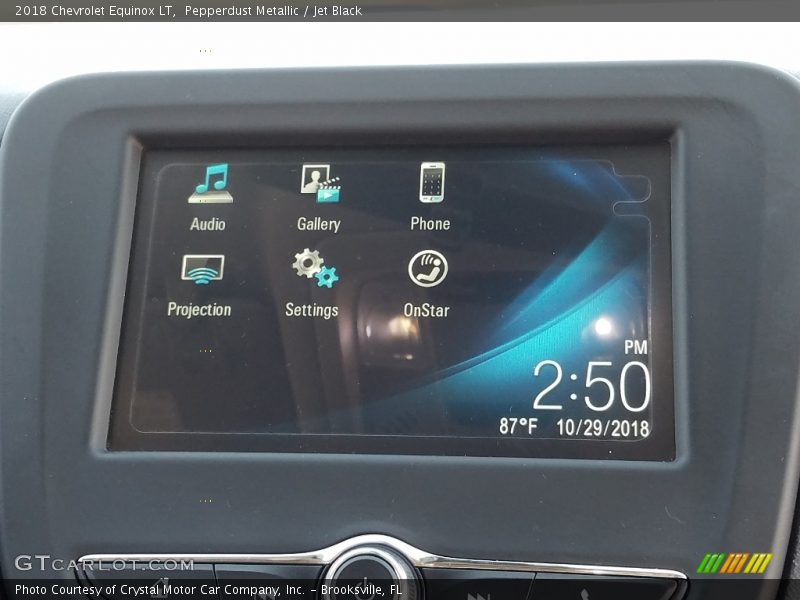 Pepperdust Metallic / Jet Black 2018 Chevrolet Equinox LT