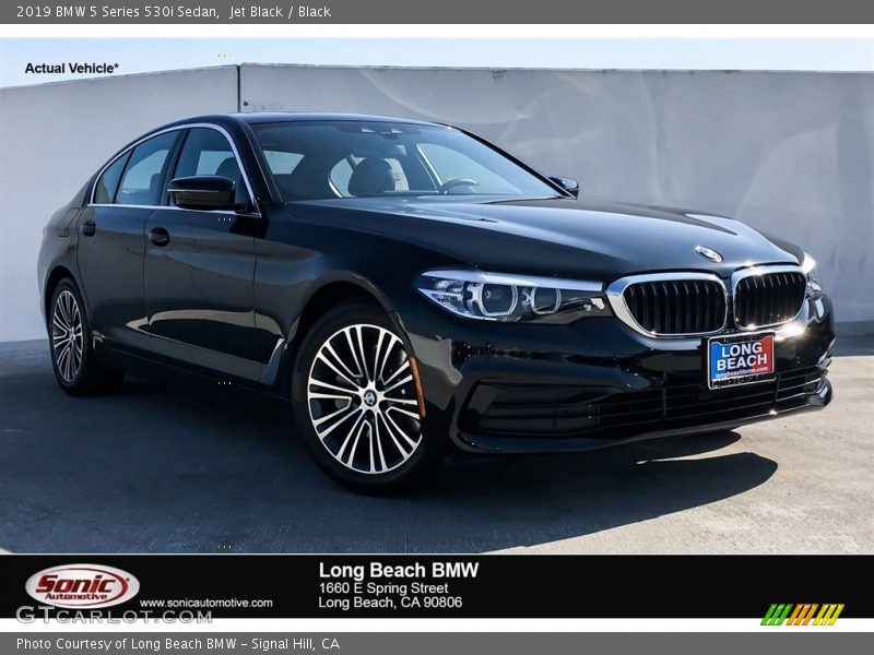 Jet Black / Black 2019 BMW 5 Series 530i Sedan