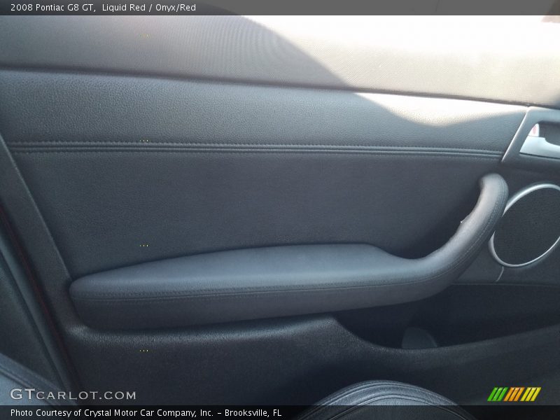Liquid Red / Onyx/Red 2008 Pontiac G8 GT