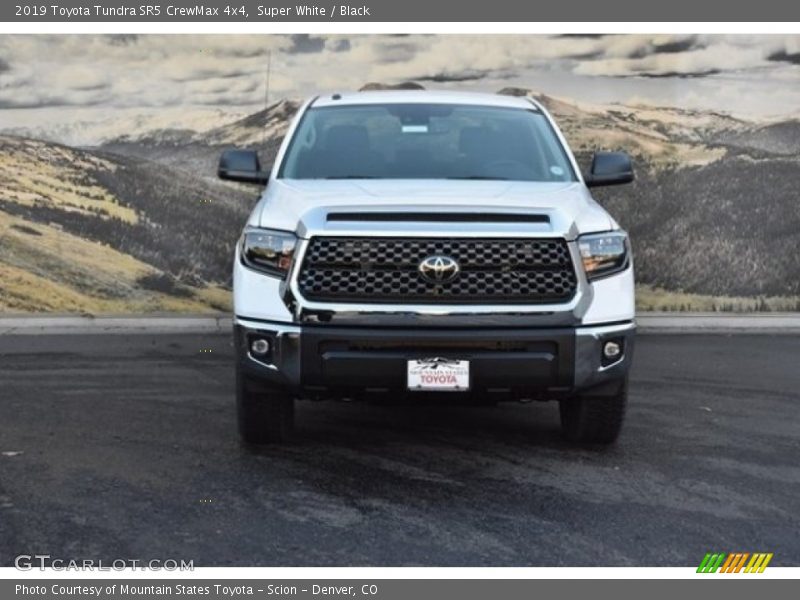 Super White / Black 2019 Toyota Tundra SR5 CrewMax 4x4