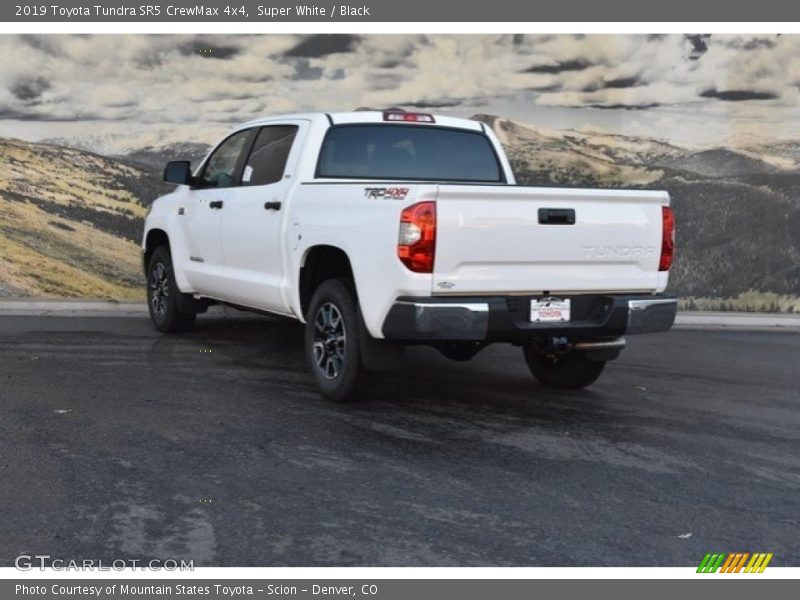 Super White / Black 2019 Toyota Tundra SR5 CrewMax 4x4
