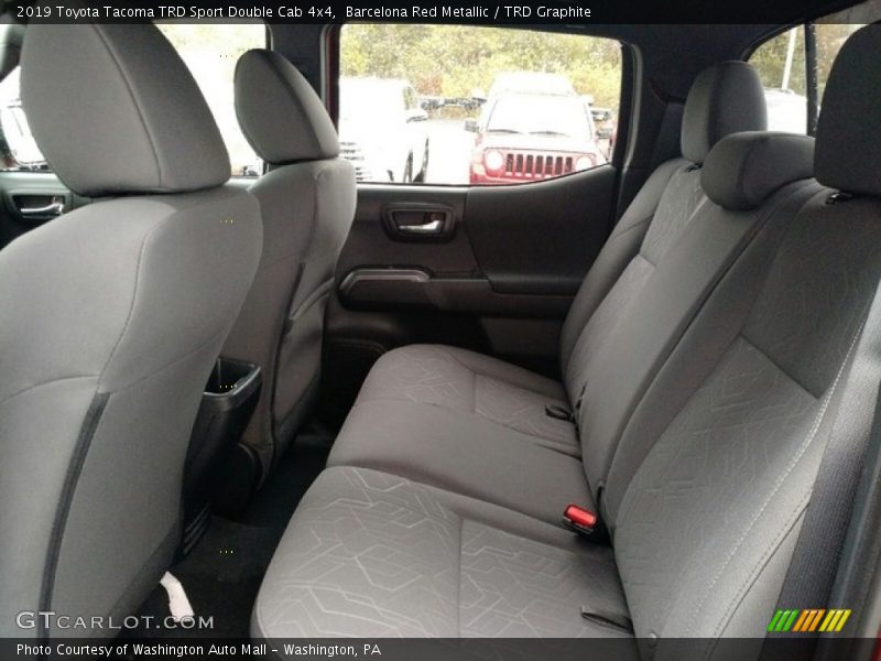 Rear Seat of 2019 Tacoma TRD Sport Double Cab 4x4