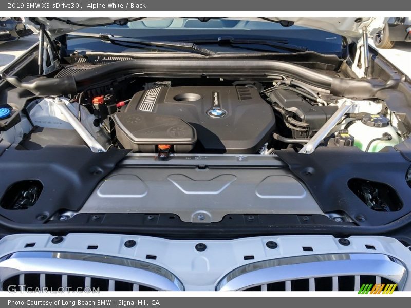 Alpine White / Black 2019 BMW X3 sDrive30i