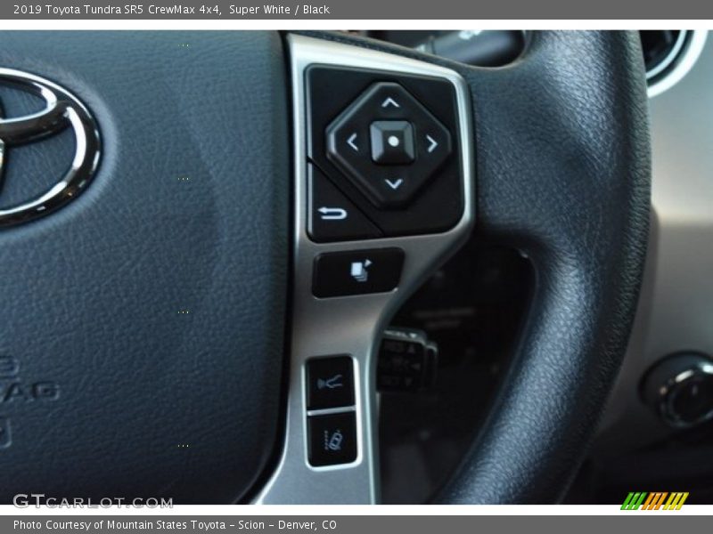 Super White / Black 2019 Toyota Tundra SR5 CrewMax 4x4