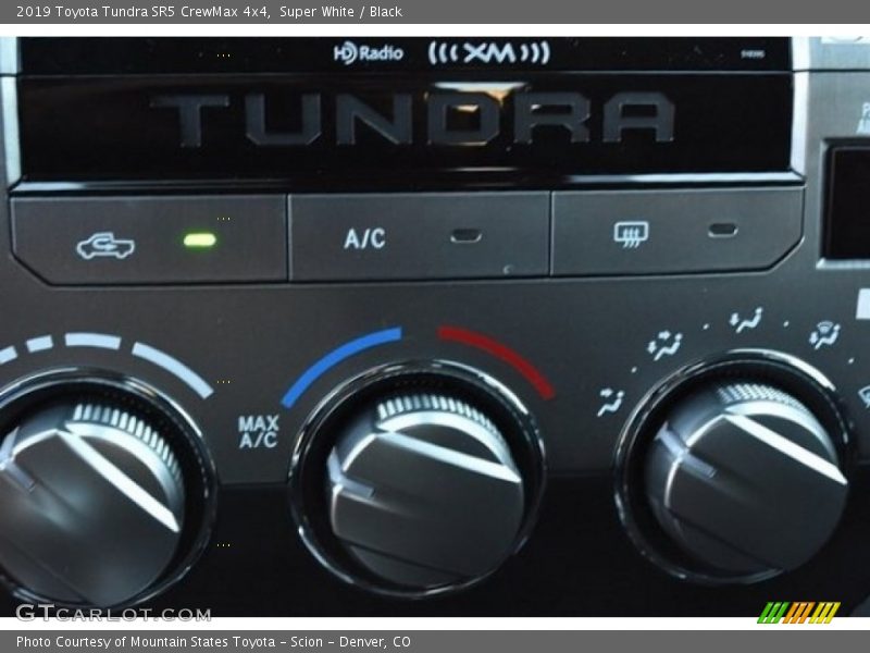 Super White / Black 2019 Toyota Tundra SR5 CrewMax 4x4