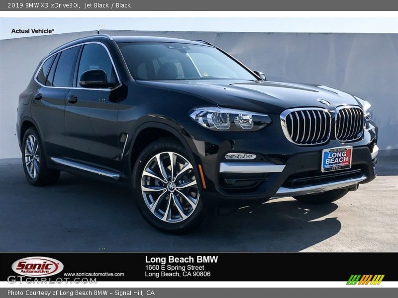 Jet Black / Black 2019 BMW X3 xDrive30i
