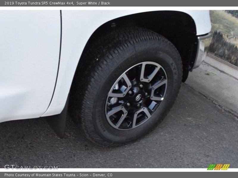 Super White / Black 2019 Toyota Tundra SR5 CrewMax 4x4