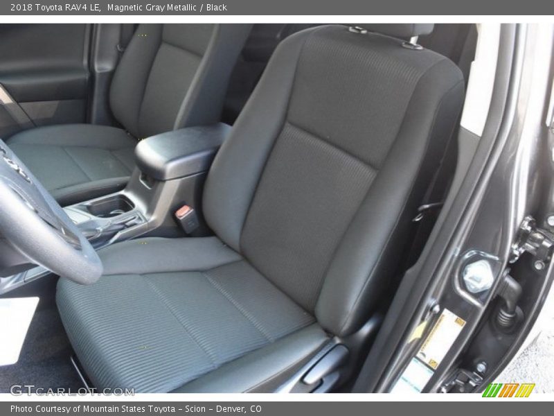 Magnetic Gray Metallic / Black 2018 Toyota RAV4 LE