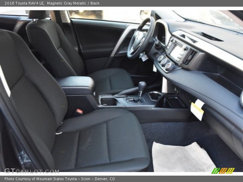 Magnetic Gray Metallic / Black 2018 Toyota RAV4 LE