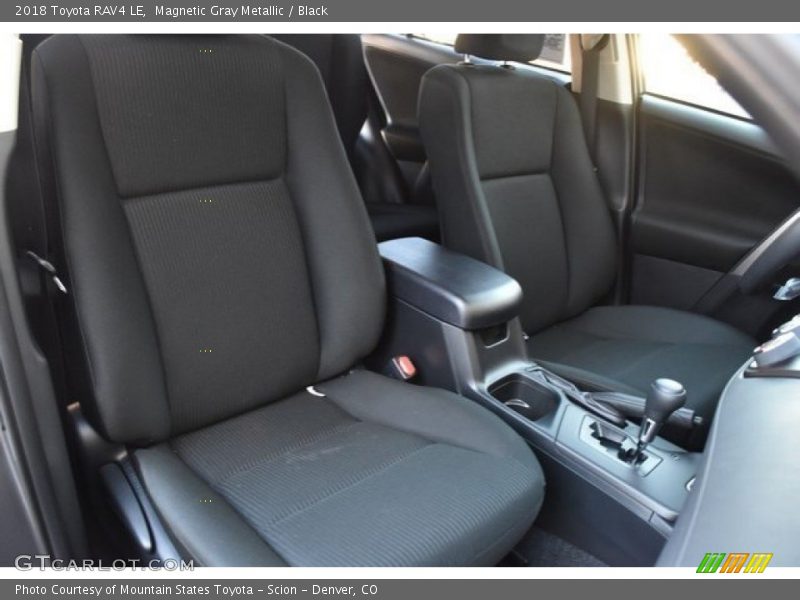 Magnetic Gray Metallic / Black 2018 Toyota RAV4 LE